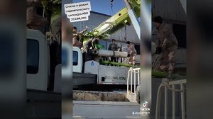 Снятие и ремонт гидравлического цилиндра АБН ZOOMLION . Removal and repair of the hydraulic cylinde
