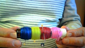 Снасти для рыбалки. Материалы для изготовления мушек из магазина для рукоделия.