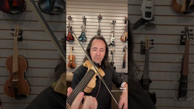 Pizzicato on an Electric Violin #electricviolin