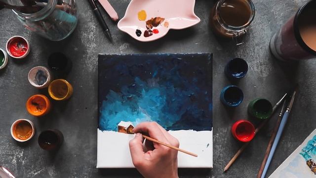 SPEEDPAINT | Гуашь на холсте смотреть онлайн