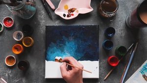 SPEEDPAINT | Гуашь на холсте