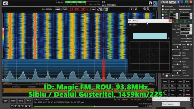 27.05.2020 08:53UTC, [Es], Magic FM, Румыния, 93.8МГц, 1459км