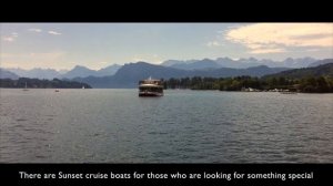 Weggis / Lake Lucerne / Resort Town Switzerland / Drone View / DJI Phantom 4 / Osmo