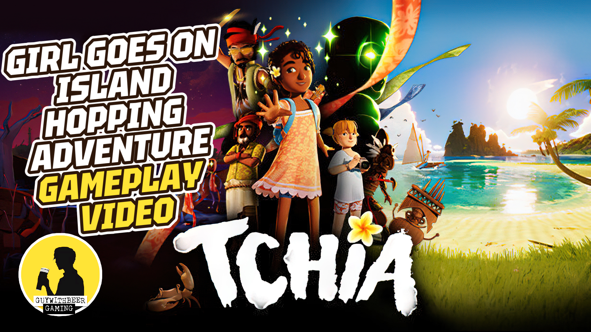 GIRL GOES ON ISLAND HOPPING ADVENTURE | TCHIA GAMEPLAY #tchia #gameplay #openworld
