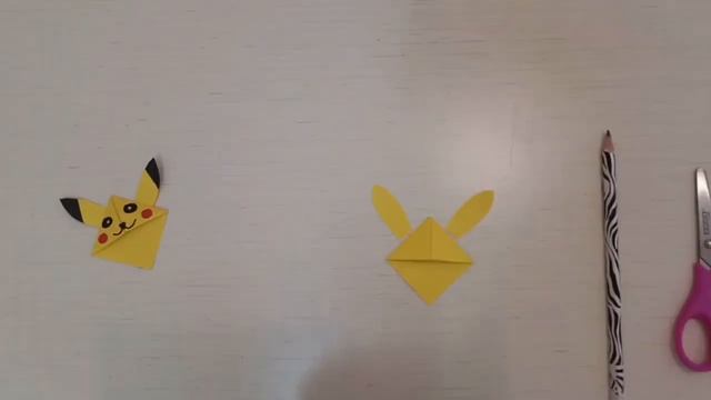 Pikachu Bookmark Origami Tutorial! Very Easy and Fast! DIY! Как сделать закладку Оригами Пикачу! смотреть онлайн