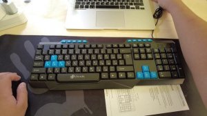 Игровая клавиатура OKLICK 750G Frost War Black