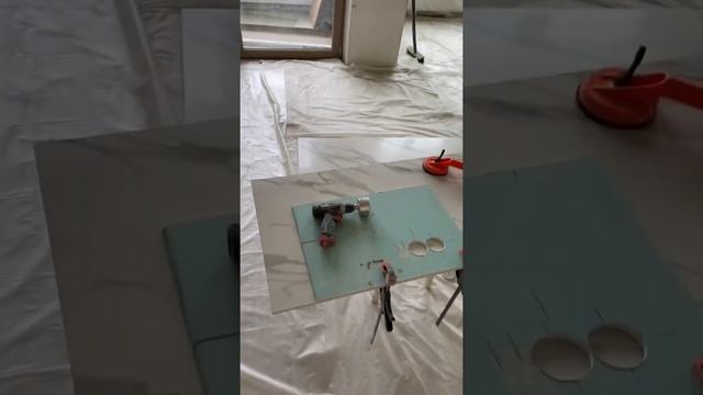 Монтаж Фартука из Керамогранита