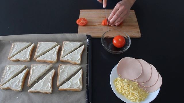 Легкая и быстрая Закуска за 15 минут / Закуска / Закуска из хлеба для тостов смотреть онлайн