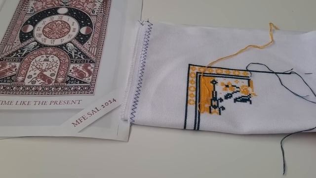 Вышивальный видео-дневник 34/2023. Рестарт семплера от Modern Folk Embroidery