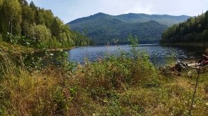 Рыбалка за Саяно-Шушенской ГЭС в заливе Большой Джой