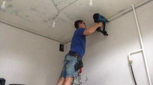 прямой монтаж пвх профиля для натяжных потолков