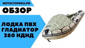 Лодка ПВХ Гладиатор 3800 НДНД