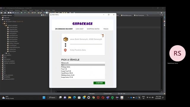 Assignment TK2023 Object-Oriented Software Engineering - GoPackage -Java GUI Presentation смотреть онлайн