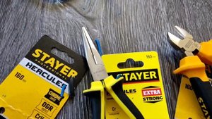 Stayer Hercules Бокорезы Плоскогубцы Круглогубцы Обзор + Тест
