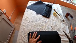 Перетяжка подлокотника на Mercedes W202.