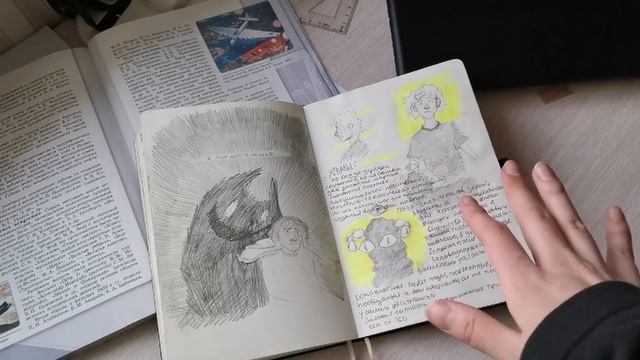 скетчбук обзор рисунки красиво смотреть онлайн