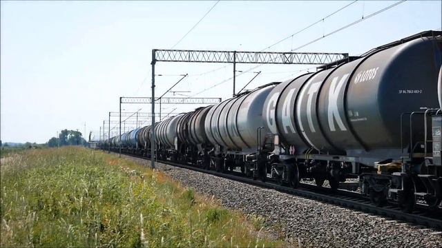 Mix pociągów osobowych i towarowych w Różynach (5/9) | Czerwiec 2023 смотреть онлайн