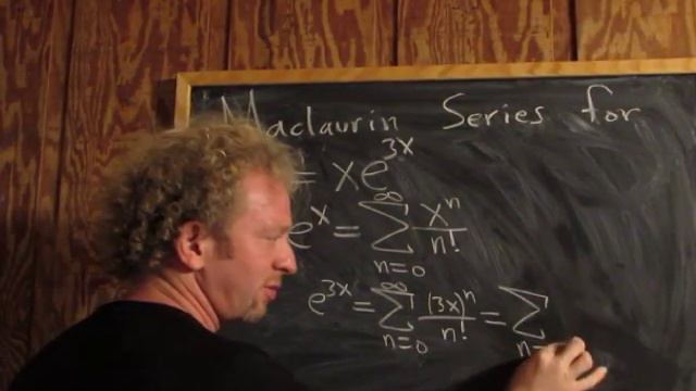 Maclaurin Series for f(x) = x*e^(3x) смотреть онлайн