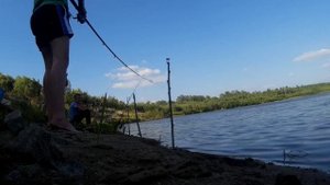 Рыбалка в Сибири на речке Чумыш. Уха на костре из окуней.
