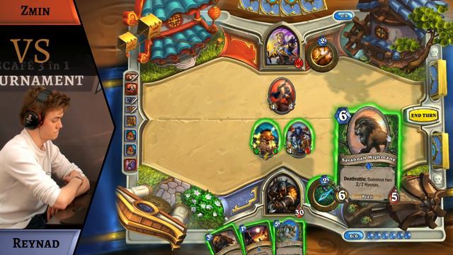 DHB 14 NESCAFE HearthStone - ZMIN vs REYNAD (interview with REYNAD)