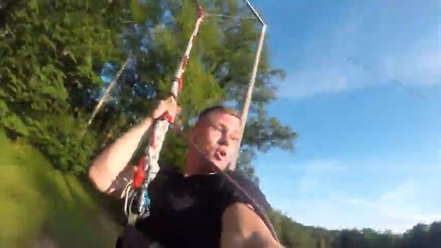 Латвия. Сигулда. Гигантские качели. Тарзан. смотреть онлайн