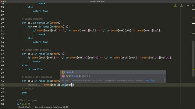 Create Generalized Tic-Tac-Toe in Python смотреть онлайн