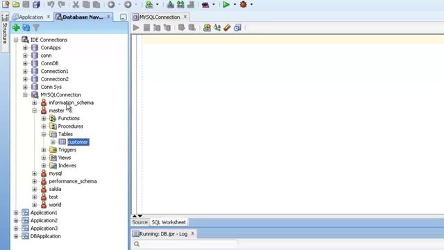 j2se128- MySQL DB with Java Application смотреть онлайн