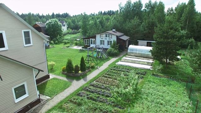 Пример аэровидеосъёмки для презентации загородной недвижимости