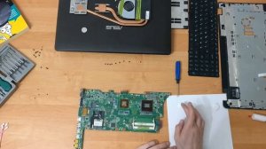 Разбор ноутбука ASUS K73S