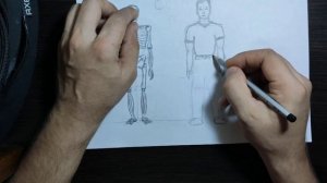 Рисуем пропорции человека. Удаленные уроки рисования для детей и школьников.