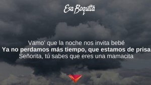 J Álvarez - Esa Boquita [Letra]