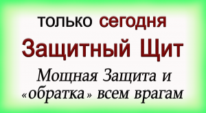 9 сентября поставьте Защитный Щит. Мощная Защита от всех врагов.*Эзотерика Для Тебя*