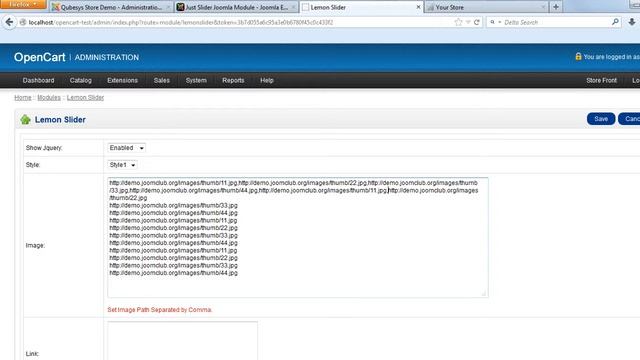 Lemon Slider Opencart Module смотреть онлайн