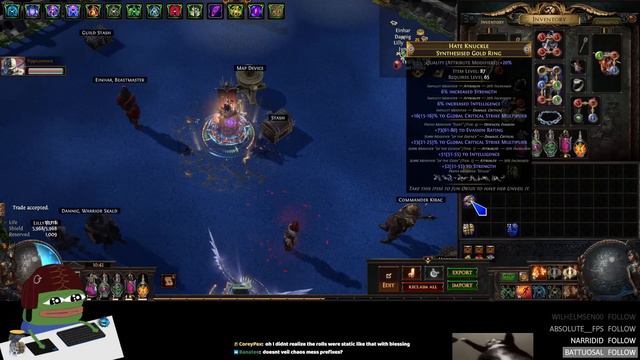 MIRROR Crafting a Ring for Omni Builds [PoE 3.22 Ancestors] смотреть онлайн