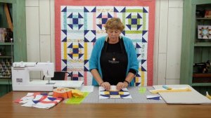 Make a "Double Churn Dash" Quilt with Jenny!