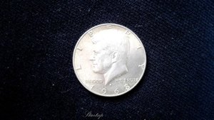 Монеты мира. ПОЛ ДОЛЛАРА 1968 США. КОЛЛЕКЦИОНЕР. НУМИЗМАТ.COIN.COLLECTOR.Нумизматика.Startup № - 32