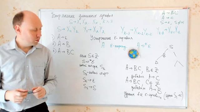 ДМ 1 курс - алгоритмы обработки КС грамматик, НФХ, алгоритм КЯК смотреть онлайн