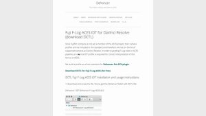 Как работать с F-Log & ACES в DaVinci Resolve