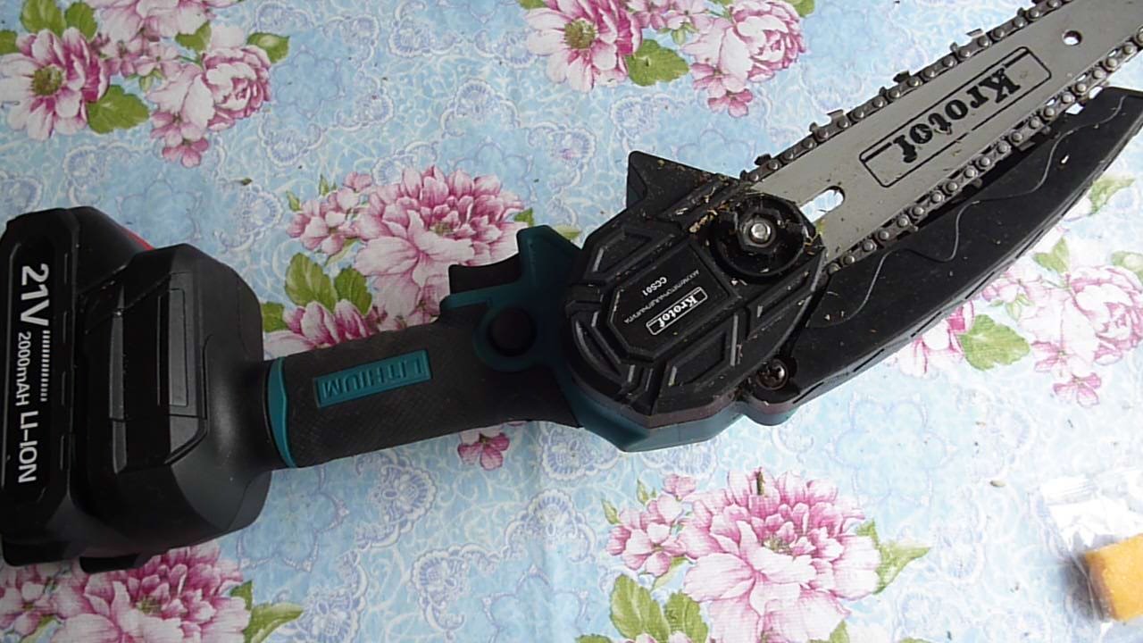 Цепная мини пила испытания