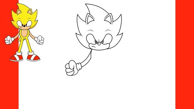 How to Draw SUPER SONIC смотреть онлайн