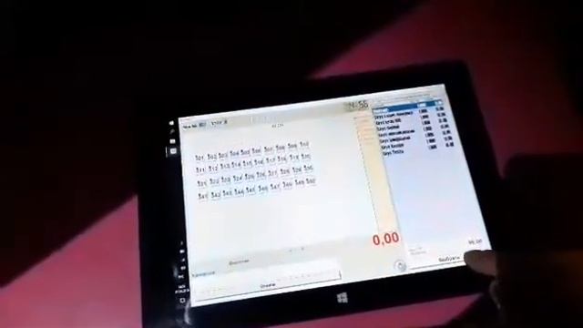 Пример работы LibroTS на планшете официанта смотреть онлайн