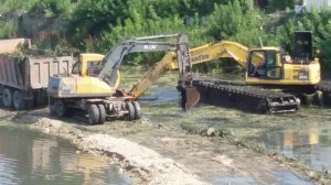 Челябинск строительство благо-во набережной Миасса и район фонтана за площадью Революции 18.08.19г.