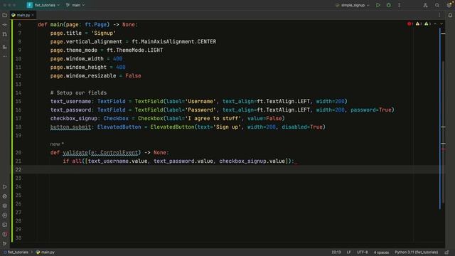 Create A Login Screen In Python With Flet (Tutorial) смотреть онлайн