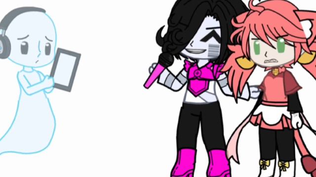 Cousin Bonding Time|Undertale|Gacha Club| Feat: Napstablook, Mettaton and Mad Mew Mew смотреть онлайн