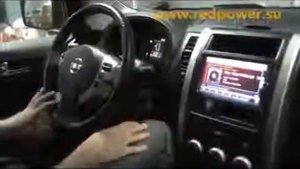 штатная автомагнитола nissan x trail с системой Nissan Connect  Замена на Redpower