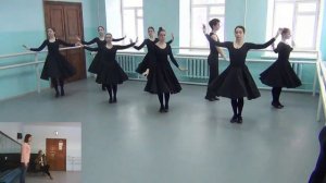 Открытый урок по народному танцу