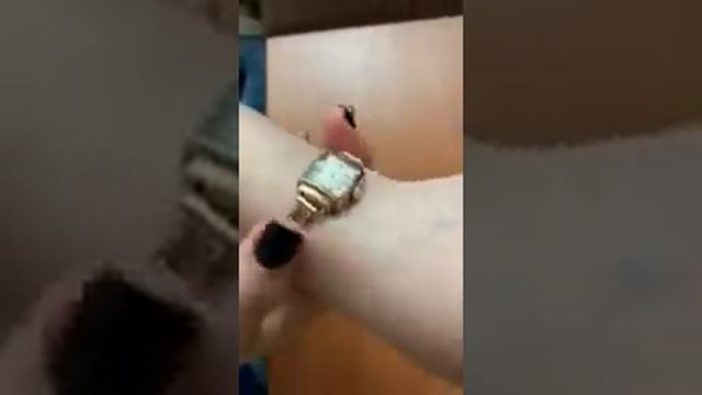 ЧАСЫ ЗОЛОТЫЕ ЗАРЯ С ЗОЛОТЫМ БРАСЛЕТОМ 1959