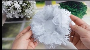 ❄️МК КОРОНА СНЕЖИНКА /  для ПРИНЦЕССЫ. органза