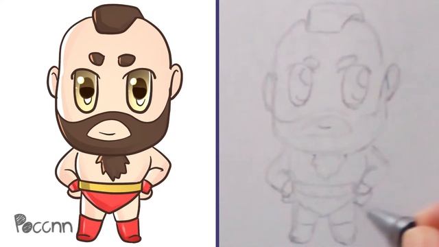 Cómo dibujar a Zangief Chibi (Street fighter) смотреть онлайн