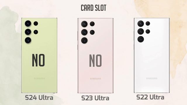 Samsung Galaxy S24 Ultra VS S23 Ultra VS S22 Ultra - Detailed Comparison